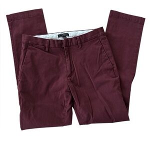 Banana Republic Men's Dark Red Chinos